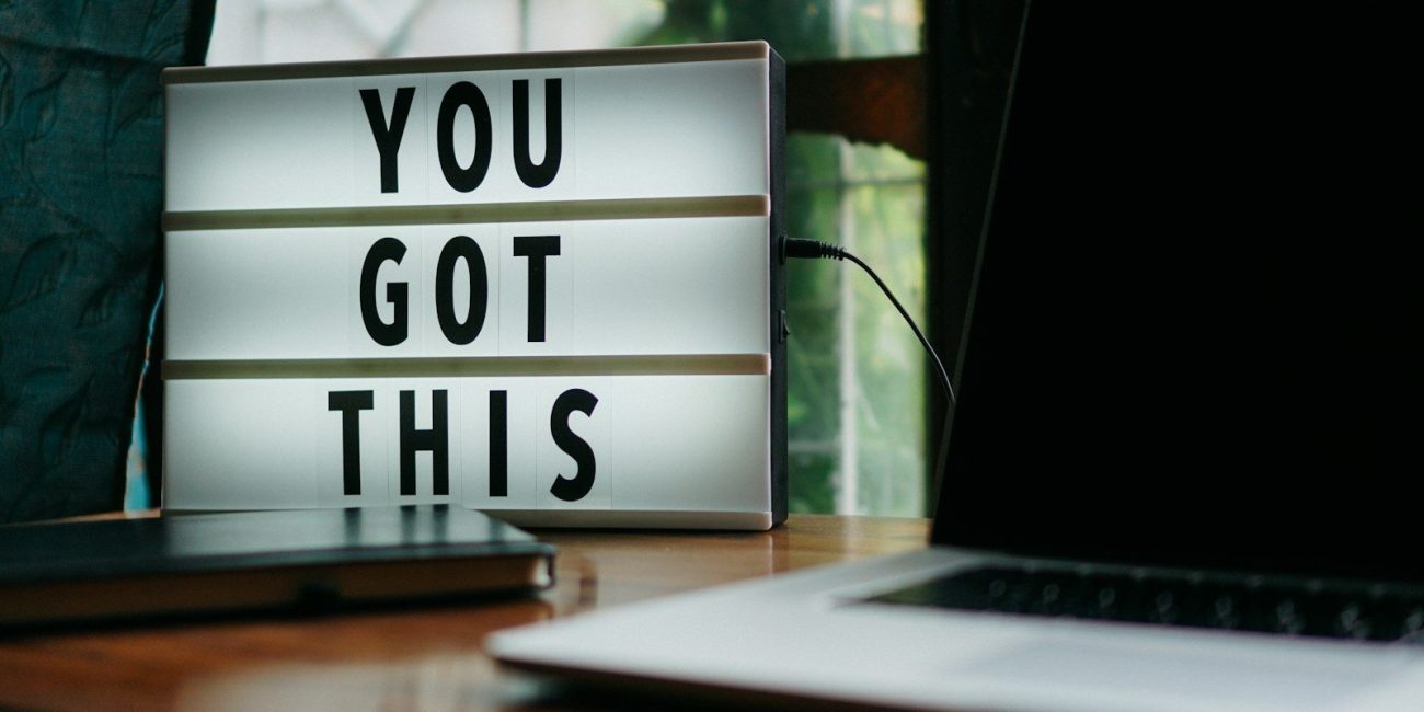 you got this signage on desk