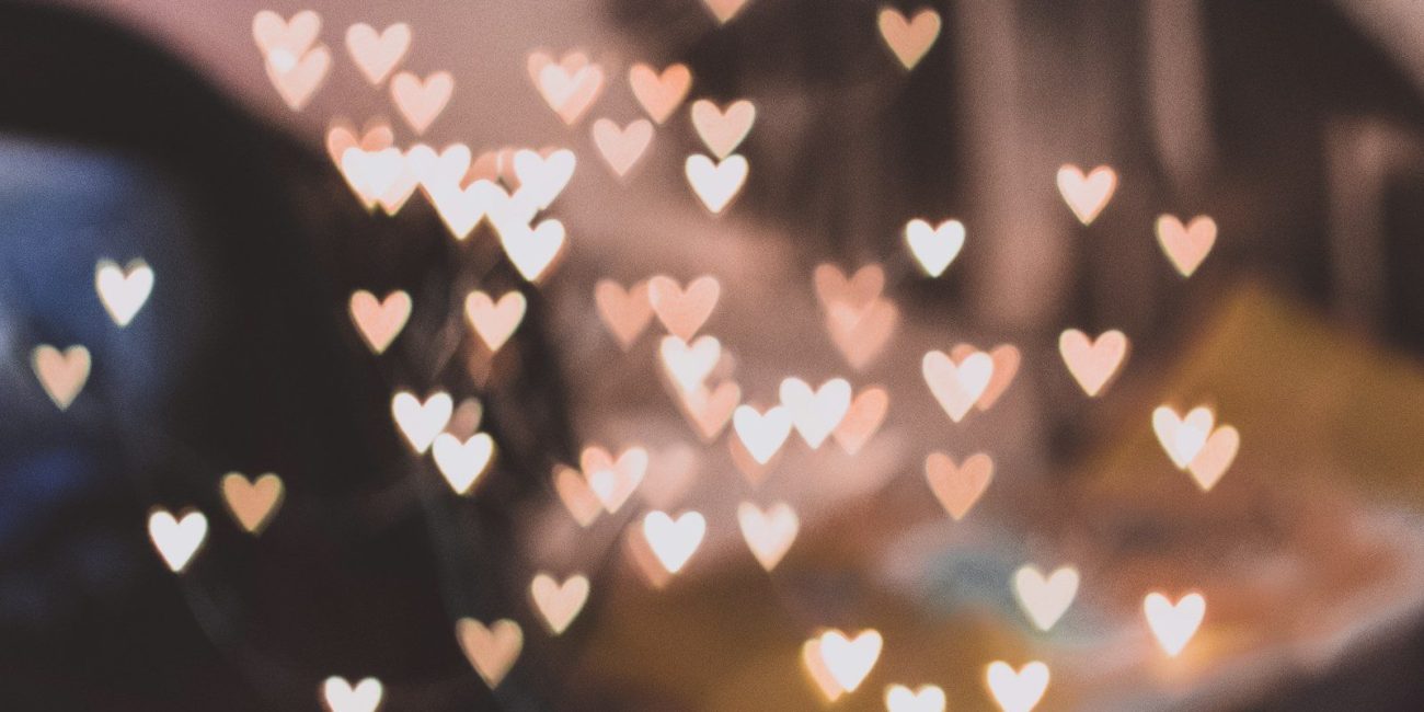 pink heart lights decors