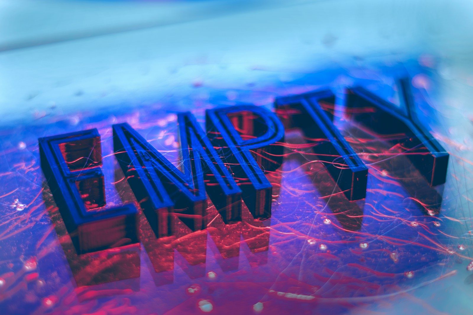 blue and red love neon light signage